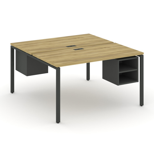 Бенч-система на 2 места с подвесными тумбами Concept CN.DRS-108 фото 3