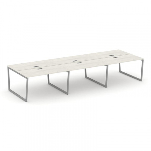 Style Project Рабочая станция 2-х сторон. SN-4T2.DRS-062 Акация Лорка/Металл Антрацит/Заглушка Пласт фото 11