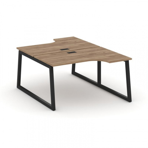 Style Project Рабочая станция эргоном. SN-5T1.DRPA-022 Акация Лорка/Металл Антрацит/Заглушка Пластик фото 5