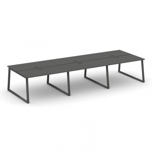 Style Project Рабочая станция 2-х сторон. SN-6T1.DRS-073 Акация Лорка/Металл Антрацит/Заглушка Пласт фото 27