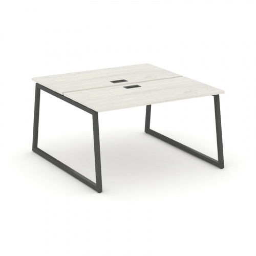 Style Project Рабочая станция 2-х сторон. SN-4T1.DRS-012 Акация Лорка/Металл Антрацит/Заглушка Пласт фото 9