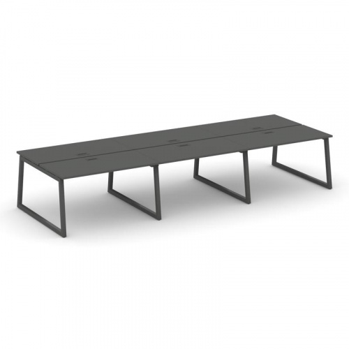 Style Project Рабочая станция 2-х сторон. SN-5T1.DRS-082 Акация Лорка/Металл Антрацит/Заглушка Пласт фото 27