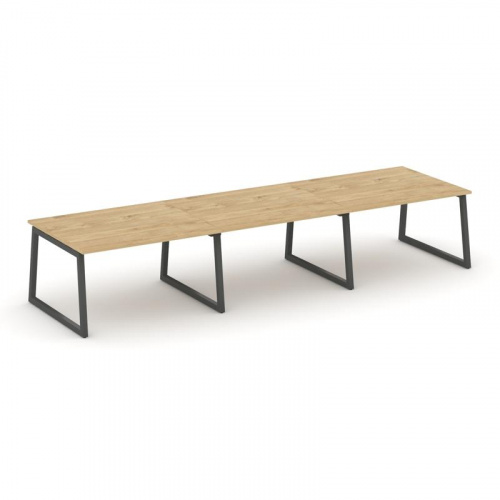 Style Project Стол переговорный SN-5T1.SPRG-054.3 Акация Лорка/Металл Антрацит 4740*1180*750 фото 6