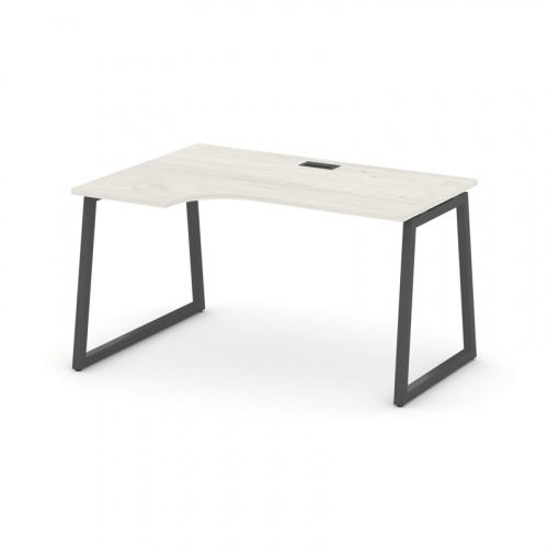 Style Project Стол рабочий эргоном. SN-4T1.SPA-011(L) Акация Лорка/Металл Антрацит/Заглушка Пластик фото 10