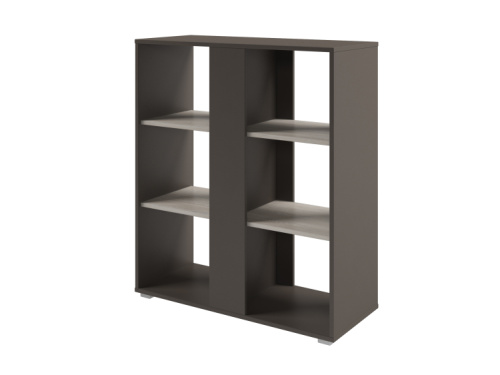 Стеллаж средний с планкой открытый D-73