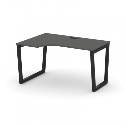 Style Project Стол рабочий эргоном. SN-5T2.SPA-021(L) Акация Лорка/Металл Антрацит/Заглушка Пластик фото 8