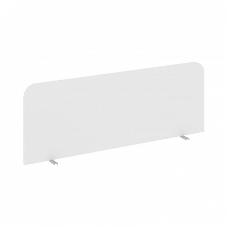 Настольный Экран фронтальный UNE.DEKRF-400 Белый/Металл Серый 780*18*425