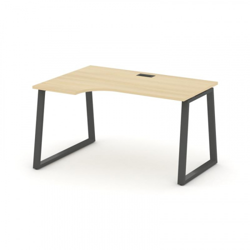 Style Project Стол рабочий эргоном. SN-6T1.SPA-001(L) Акация Лорка/Металл Антрацит/Заглушка Пластик фото 28