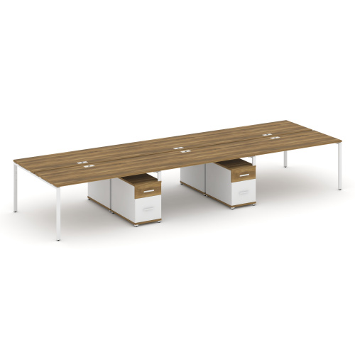 Бенч-система на 6 мест с 2 опорными тумбами Concept CN.DRS-348 фото 8