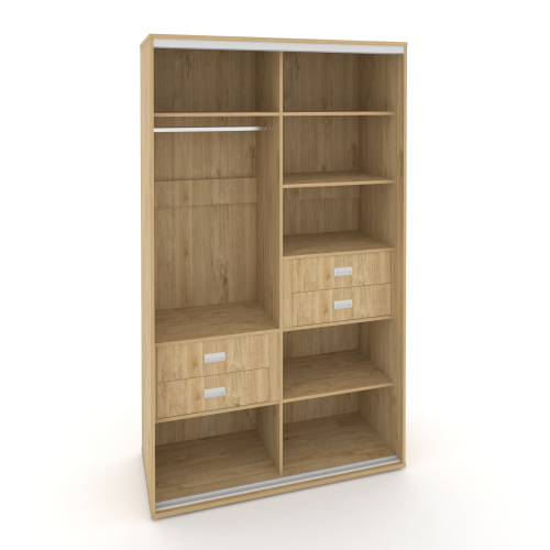 Корпус 2-х секционного шкафа высокого L=1300мм Maris SH.K2-3.1 K5 фото 4