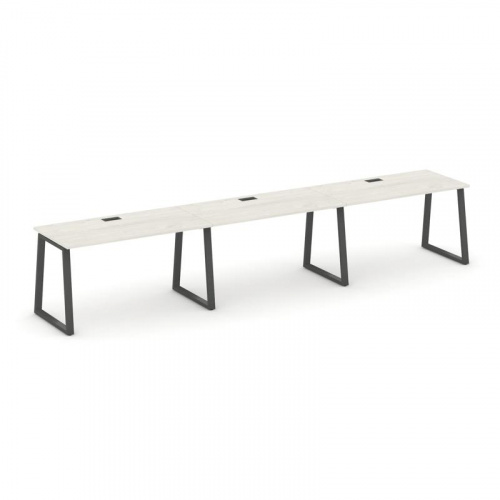 Style Project Рабочая станция 1 сторон. SN-6T1.ORS-032 Акация Лорка/Металл Антрацит/Заглушка Пластик фото 24