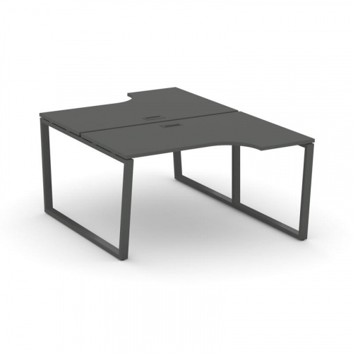 Style Project Рабочая станция эргоном. SN-6T2.DRPA-021 Акация Лорка/Металл Антрацит/Заглушка Пластик фото 27