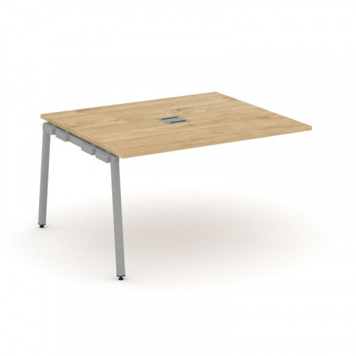 Style Project Проходной наб. элем. перег. стола SN-4A.NSPRG-033 Дуб Табак/Металл Белый 1380*1180*750 фото 9