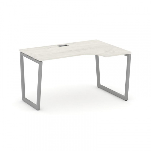 Style Project Стол рабочий эргоном. SN-4T2.SPA-011(R) Акация Лорка/Металл Антрацит/Заглушка Пластик фото 11