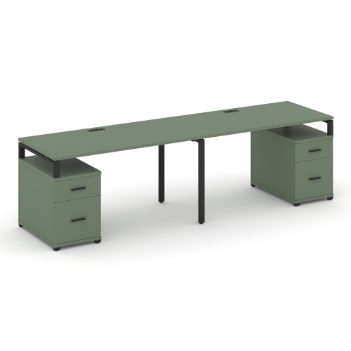 Бенч-система на 2 места с 2 опорными тумбами Concept CN.ORS-323