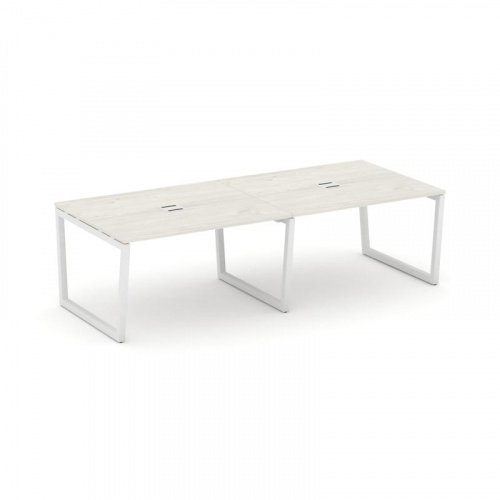 Style Project Стол переговорный SN-5T2.SPRG-042 Акация Лорка/Металл Антрацит/Заглушка Металл Антраци фото 13