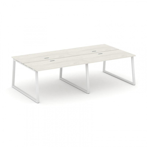 Style Project Рабочая станция 2-х сторон. SN-6T1.DRS-042 Акация Лорка/Металл Антрацит/Заглушка Пласт фото 13