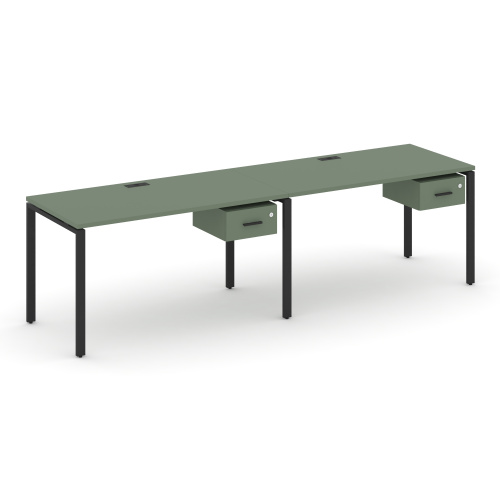 Бенч-система на 2 места с подвесными тумбами Concept CN.ORS-112