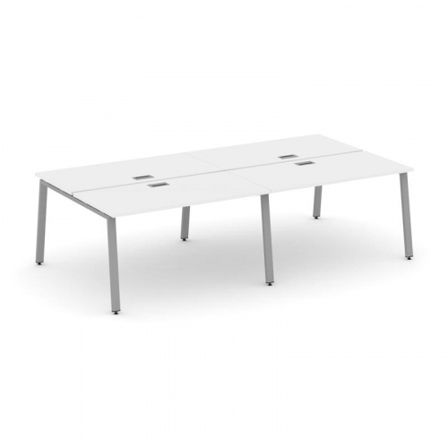 Style Project Рабочая станция 2-х сторон. SN-6A.DRS-032 Акация Лорка/Металл Белый 2360*1232*750