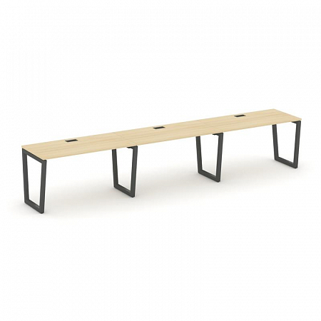 Style Project Рабочая станция 1 сторон. SN-5T2.ORS-042 Акация Лорка/Металл Антрацит/Заглушка Пластик