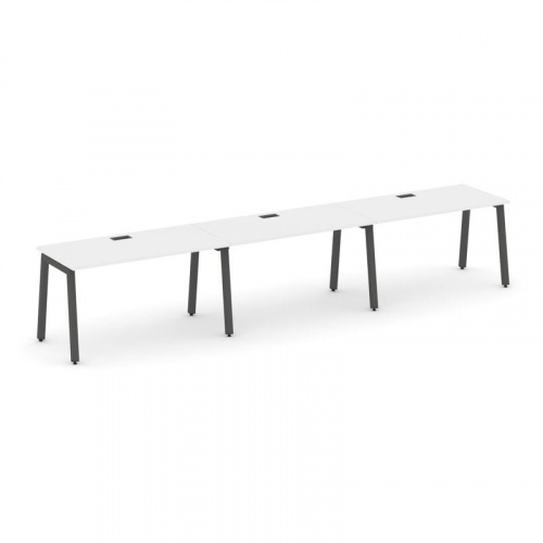 Style Project Рабочая станция 1 сторон. SN-5A.ORS-044 Дуб Наварра/Металл Белый 4740*700*750 фото 22