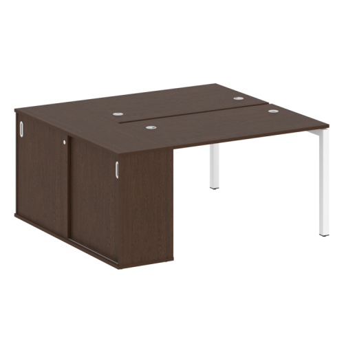 Бенч-система с шкафом-купе на П-обр. м/к Metal System Quattro 50БП.РС-СШК-1.2 фото 6