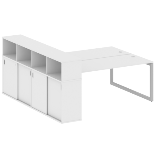 Бенч-система с шкафом-купе на О-обр. м/к Metal System Quattro 50БО.РС-СШК-4.5 фото 12