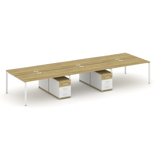 Бенч-система на 6 мест с 2 опорными тумбами Concept CN.DRS-344 фото 11