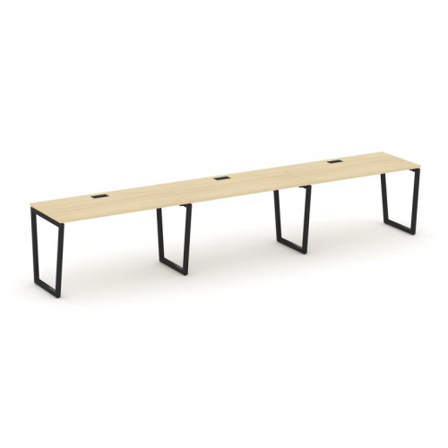 Style Project Рабочая станция 1 сторон. SN-4T2.ORS-053 Акация Лорка/Металл Антрацит/Заглушка Пластик фото 19