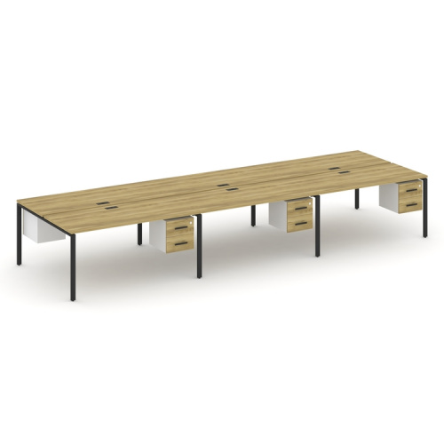 Бенч-система на 6 мест с подвесными тумбами Concept CN.DRS-156 фото 6