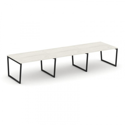 Style Project Стол переговорный SN-4T2.SPRG-052.3 Акация Лорка/Металл Антрацит 3540*1180*750 фото 7