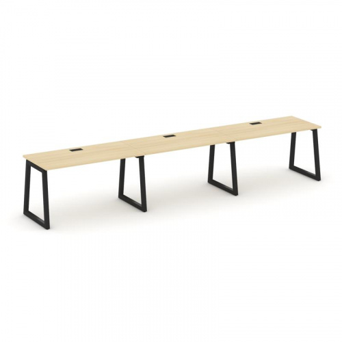 Style Project Рабочая станция 1 сторон. SN-5T1.ORS-033 Акация Лорка/Металл Антрацит/Заглушка Пластик фото 6