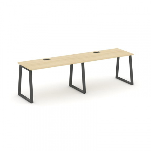 Style Project Рабочая станция 1 сторон. SN-6T1.ORS-022 Акация Лорка/Металл Антрацит/Заглушка Пластик фото 28