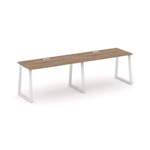 Style Project Рабочая станция 1 сторон. SN-6T1.ORS-022 Акация Лорка/Металл Антрацит/Заглушка Пластик фото 11