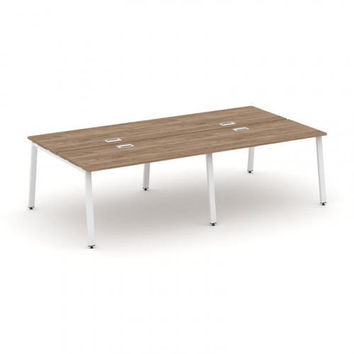 Style Project Рабочая станция 2-х сторон. SN-6A.DRS-032 Акация Лорка/Металл Белый 2360*1232*750 фото 16