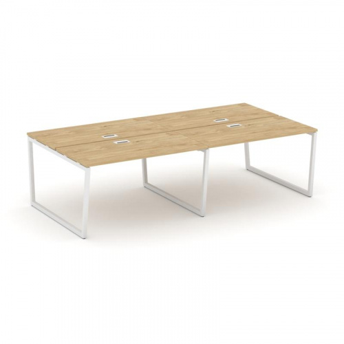 Style Project Рабочая станция 2-х сторон. SN-4T2.DRS-041 Акация Лорка/Металл Антрацит/Заглушка Пласт фото 3