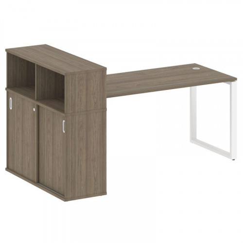 Стол письменный с шкафом-купе на О-обр. м/к Metal System БО.РС-СШК-3.4 фото 8