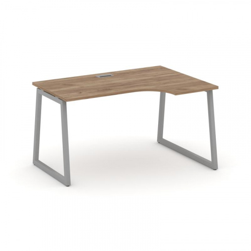 Style Project Стол рабочий эргоном. SN-4T1.SPA-012(R) Акация Лорка/Металл Антрацит/Заглушка Пластик фото 15