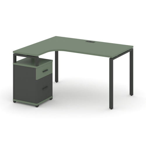 Стол эргономичный с опорной тумбой Concept CN.SA-308(L)