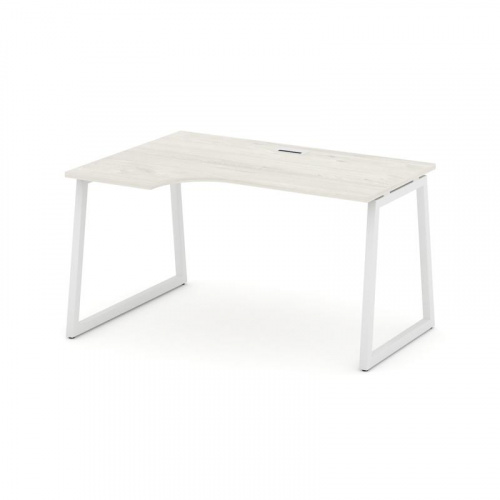 Style Project Стол рабочий эргоном. SN-4T1.SPA-011(L) Акация Лорка/Металл Антрацит/Заглушка Пластик фото 18