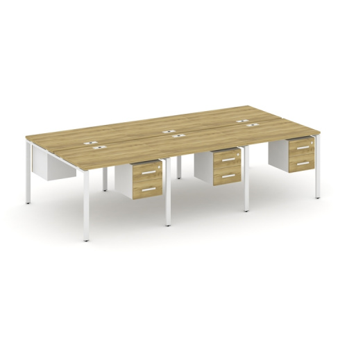 Бенч-система на 6 мест с подвесными тумбами Concept CN.DRS-153 фото 11