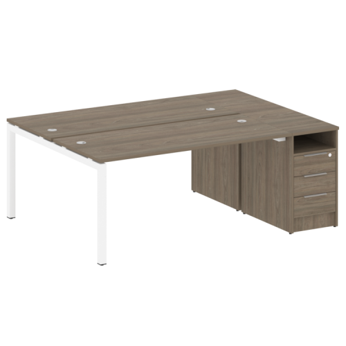 Бенч-система с тумбой на П-обр. м/к Metal System Quattro 50БП.РС-СТП-2.4 фото 2