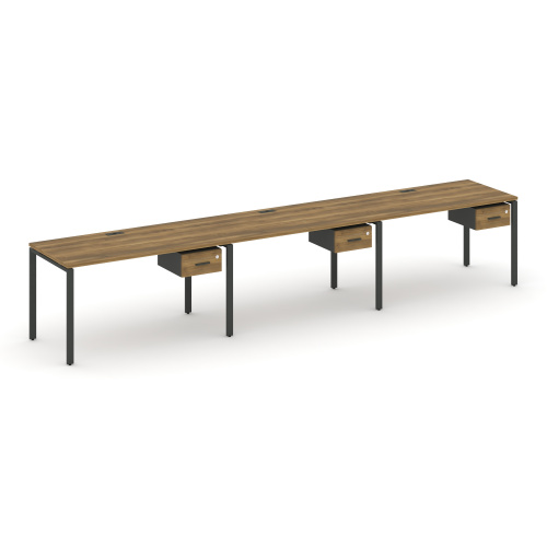 Бенч-система на 3 места с подвесными тумбами Concept CN.ORS-129