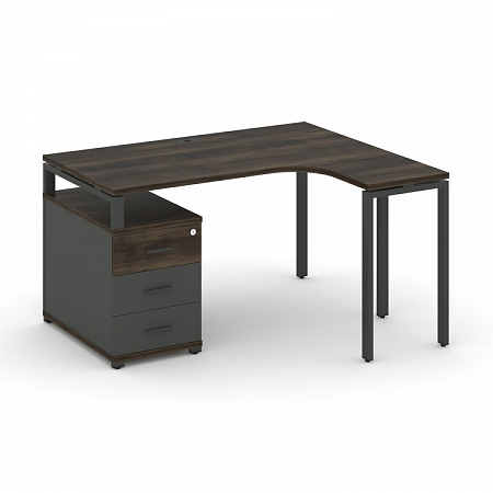 Стол эргономичный с опорной тумбой Concept CN.SA-301(R)