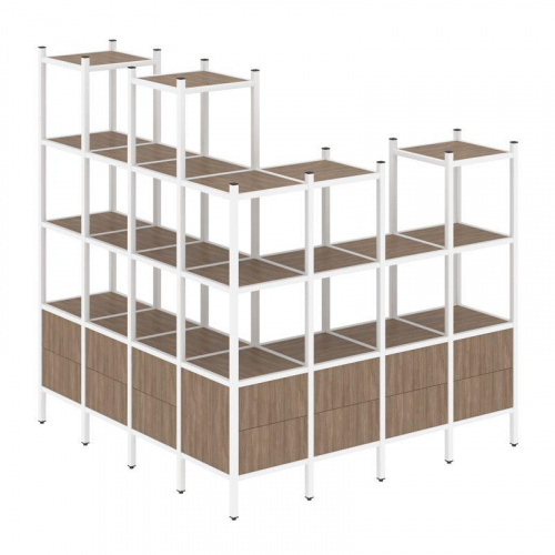 Стеллаж офисный угловой Loft VR.L-55 фото 9 Стеллаж офисный угловой Loft VR.L-55 фото 9