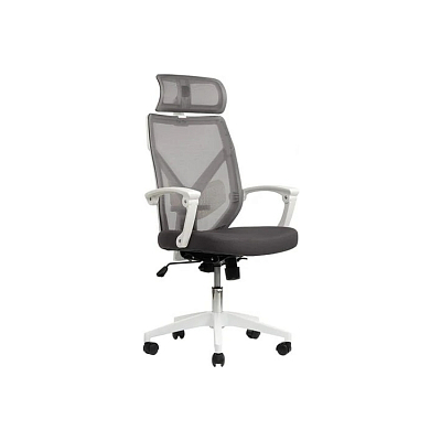 Кресло офисное Oliver RCH W-203AC (Белый пластик) (Сетка/Ткань)