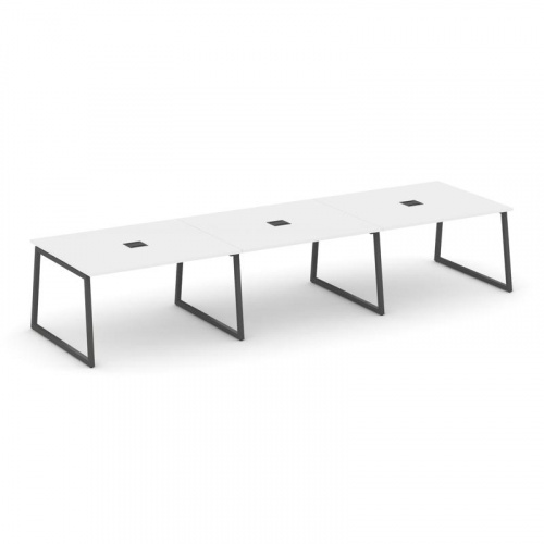 Style Project Стол переговорный SN-4T1.SPRG-053 Акация Лорка/Металл Антрацит/Заглушка Металл Антраци фото 26