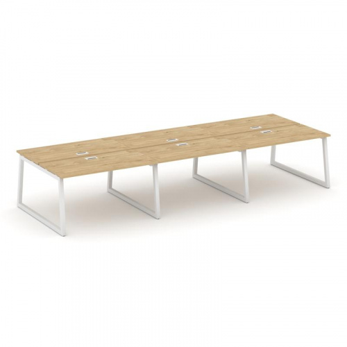 Style Project Рабочая станция 2-х сторон. SN-5T1.DRS-082 Акация Лорка/Металл Антрацит/Заглушка Пласт фото 3