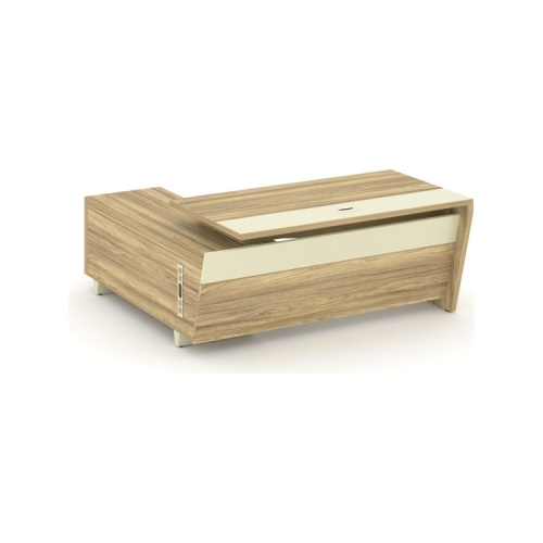 Стол руководителя с опорной тумбой Corner COR.SRT-18 (R)