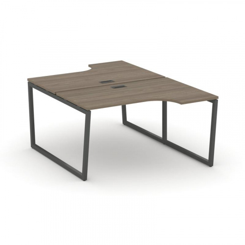 Style Project Рабочая станция эргоном. SN-4T2.DRPA-001 Акация Лорка/Металл Антрацит/Заглушка Пластик фото 25